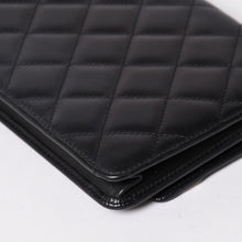画像をギャラリービューアに読み込む, CHANEL シャネル カンボンライン チェーンウォレット ショルダーバッグ A46646 ブラック シルバー金具 美品 中古 4a002772