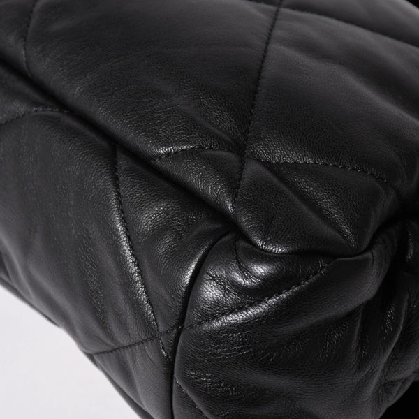 極美品 CHANEL シャネル CHANEL19 LARGE シャネル19 ラージ チェーンショルダーバッグ AS1161 28番台 ラムスキン ブラック 中古 4a002467