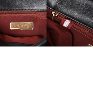 極美品 CHANEL シャネル CHANEL19 LARGE シャネル19 ラージ チェーンショルダーバッグ AS1161 28番台 ラムスキン ブラック 中古 4a002467