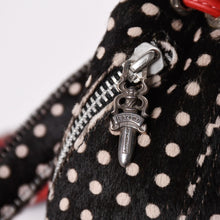 画像をギャラリービューアに読み込む, 極美品 CHROME HEARTS クロムハーツ IGGY MINI イギー ミニ ダガー付き バックパック ハラコ ブラック 中古 4a003339