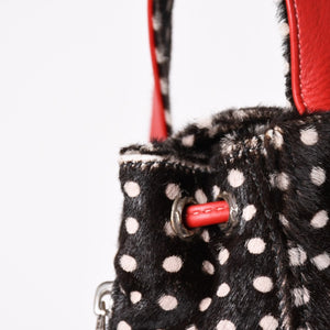極美品 CHROME HEARTS クロムハーツ IGGY MINI イギー ミニ ダガー付き バックパック ハラコ ブラック 中古 4a003339