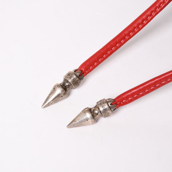 極美品 CHROME HEARTS クロムハーツ IGGY MINI イギー ミニ ダガー付き バックパック ハラコ ブラック 中古 4a003339
