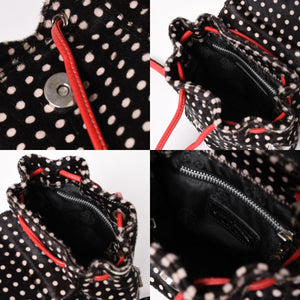 極美品 CHROME HEARTS クロムハーツ IGGY MINI イギー ミニ ダガー付き バックパック ハラコ ブラック 中古 4a003339