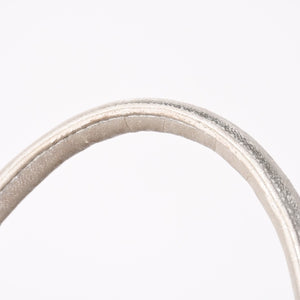 極美品 CHROME HEARTS クロムハーツ ミディアム フルセメタリークロスパッチ ラージクロスジムバッグ 現行型 シルバー 中古 4a003335