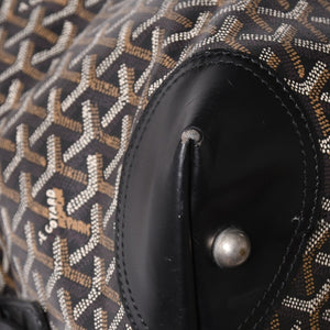 GOYARD ゴヤール ボストンバッグ ビジネスバッグ ハンドバッグ トラベルバッグ ボーイング45 PVC シルバー金具 美品 中古 4a002473