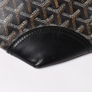 GOYARD ゴヤール ボストンバッグ ビジネスバッグ ハンドバッグ トラベルバッグ ボーイング45 PVC シルバー金具 美品 中古 4a002473