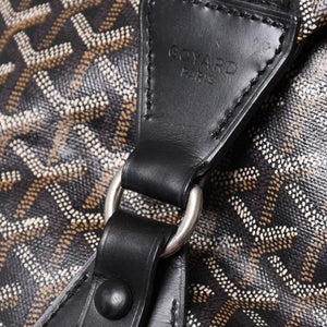 GOYARD ゴヤール ボストンバッグ ビジネスバッグ ハンドバッグ トラベルバッグ ボーイング45 PVC シルバー金具 美品 中古 4a002473