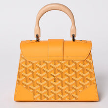 画像をギャラリービューアに読み込む, 新品同様 GOYARD ゴヤール サイゴンミニ ストラクチャード 2WAYショルダーバッグ ハンドバッグ ゴヤールディンキャンバス ウッド イエロー 中古 4a002799