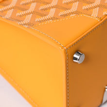 画像をギャラリービューアに読み込む, 新品同様 GOYARD ゴヤール サイゴンミニ ストラクチャード 2WAYショルダーバッグ ハンドバッグ ゴヤールディンキャンバス ウッド イエロー 中古 4a002799