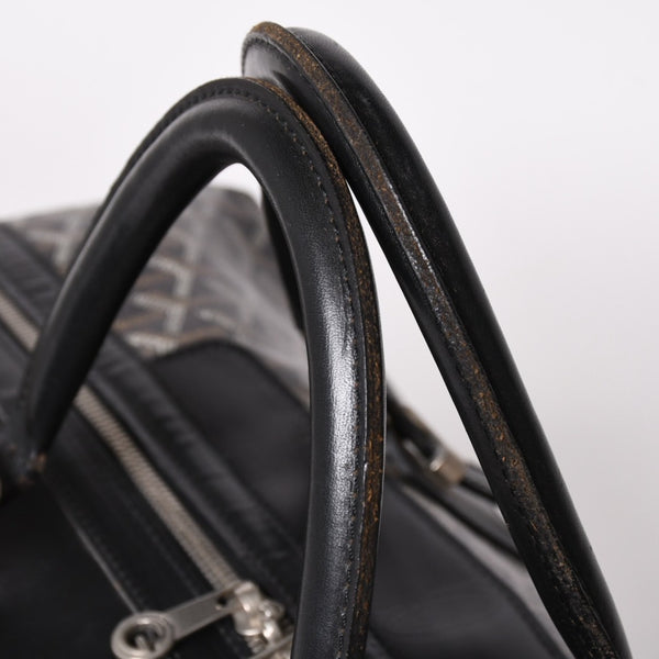 GOYARD ゴヤール ボストンバッグ ビジネスバッグ ハンドバッグ トラベルバッグ ボーイング45 PVC シルバー金具 美品 中古 4a002473