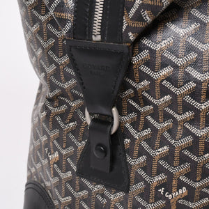 GOYARD ゴヤール ボストンバッグ ビジネスバッグ ハンドバッグ トラベルバッグ ボーイング45 PVC シルバー金具 美品 中古 4a002473