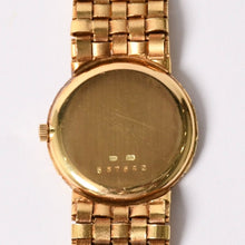 画像をギャラリービューアに読み込む, VACHERON CONSTANTIN ヴァシュロン 557642 メッシュドール ラウンド 4P ダイヤ K18YG 時計 中古 4a002539