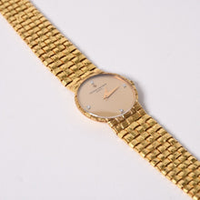 画像をギャラリービューアに読み込む, VACHERON CONSTANTIN ヴァシュロン 557642 メッシュドール ラウンド 4P ダイヤ K18YG 時計 中古 4a002539