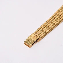画像をギャラリービューアに読み込む, VACHERON CONSTANTIN ヴァシュロン 557642 メッシュドール ラウンド 4P ダイヤ K18YG 時計 中古 4a002539