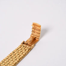 画像をギャラリービューアに読み込む, VACHERON CONSTANTIN ヴァシュロン 557642 メッシュドール ラウンド 4P ダイヤ K18YG 時計 中古 4a002539