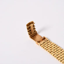 画像をギャラリービューアに読み込む, VACHERON CONSTANTIN ヴァシュロン 557642 メッシュドール ラウンド 4P ダイヤ K18YG 時計 中古 4a002539