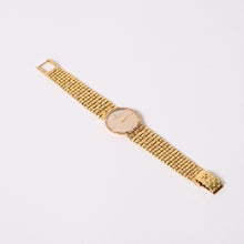 画像をギャラリービューアに読み込む, VACHERON CONSTANTIN ヴァシュロン 557642 メッシュドール ラウンド 4P ダイヤ K18YG 時計 中古 4a002539