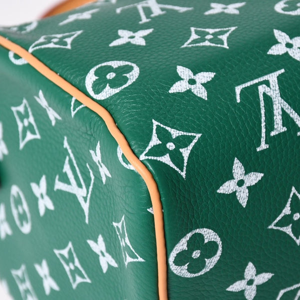 未使用 LOUIS VUITTON ルイヴィトン ハンドバッグ スピーディ P9 バンドリエール 25 M24423 グリーン 中古 4a002485
