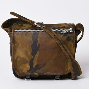 CHROME HEARTS SHOULDER BAG TINY Shoulder Bag Tiny Gunslinger Dagger Zip Leather Camouflage Good Condition Used 4a002419