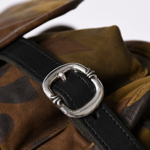 CHROME HEARTS SHOULDER BAG TINY Shoulder Bag Tiny Gunslinger Dagger Zip Leather Camouflage Good Condition Used 4a002419