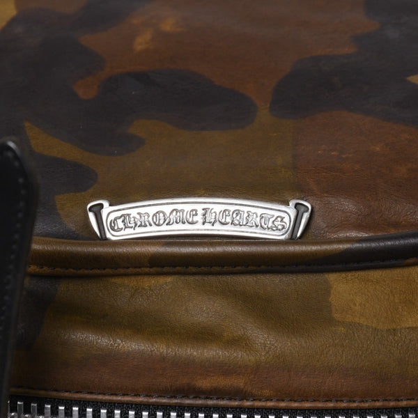 CHROME HEARTS SHOULDER BAG TINY Shoulder Bag Tiny Gunslinger Dagger Zip Leather Camouflage Good Condition Used 4a002419
