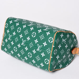 未使用 LOUIS VUITTON ルイヴィトン ハンドバッグ スピーディ P9 バンドリエール 25 M24423 グリーン 中古 4a002485