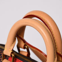 Load image into Gallery viewer, 極美品 LOUIS VUITTON ルイヴィトン スピーディ・バンドリエール18 ルージュ N40611 ダミエポップ ブラウン レッド 中古 4a002012