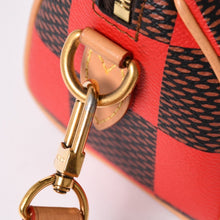 Load image into Gallery viewer, 極美品 LOUIS VUITTON ルイヴィトン スピーディ・バンドリエール18 ルージュ N40611 ダミエポップ ブラウン レッド 中古 4a002012