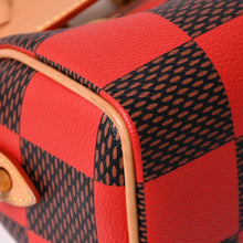 Load image into Gallery viewer, 極美品 LOUIS VUITTON ルイヴィトン スピーディ・バンドリエール18 ルージュ N40611 ダミエポップ ブラウン レッド 中古 4a002012