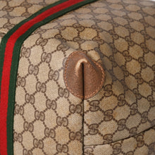 Load image into Gallery viewer, GUCCI グッチ ヴィンテージ オールドグッチ GGスプリームキャンバス トートバッグ PVC ブラウン 9411 ゴールド金具 美品 中古 4a002489