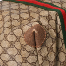 Load image into Gallery viewer, GUCCI グッチ ヴィンテージ オールドグッチ GGスプリームキャンバス トートバッグ PVC ブラウン 9411 ゴールド金具 美品 中古 4a002489