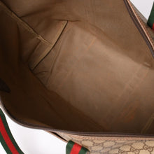 Load image into Gallery viewer, GUCCI グッチ ヴィンテージ オールドグッチ GGスプリームキャンバス トートバッグ PVC ブラウン 9411 ゴールド金具 美品 中古 4a002489