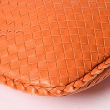 画像をギャラリービューアに読み込む, BOTTEGA VENETA ボッテガヴェネタ ホーボー ワンショルダーバッグ イントレチャート 115654 V0016 レザー オレンジ 美品 中古 4a002025
