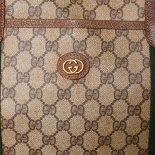 Load image into Gallery viewer, GUCCI グッチ ヴィンテージ オールドグッチ GGスプリームキャンバス トートバッグ PVC ブラウン 9411 ゴールド金具 美品 中古 4a002489