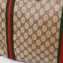 Load image into Gallery viewer, GUCCI グッチ ヴィンテージ オールドグッチ GGスプリームキャンバス トートバッグ PVC ブラウン 9411 ゴールド金具 美品 中古 4a002489