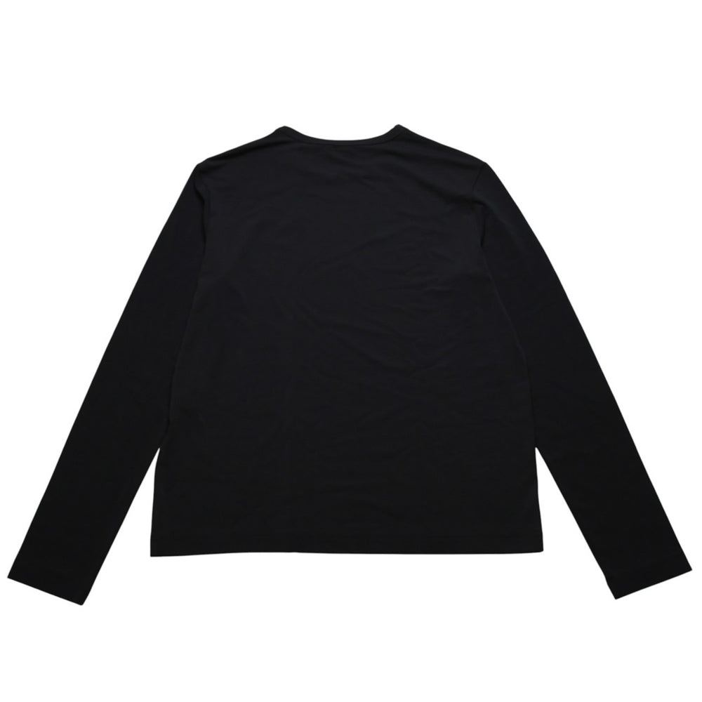 極美品 HERMES エルメス 長袖Tシャツ サイズXS レーヨン シルク エラスタン チャコールグレー マルジェラ期 中古 4a002145