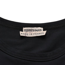 画像をギャラリービューアに読み込む, 極美品 HERMES エルメス 長袖Tシャツ サイズXS レーヨン シルク エラスタン チャコールグレー マルジェラ期 中古 4a002145