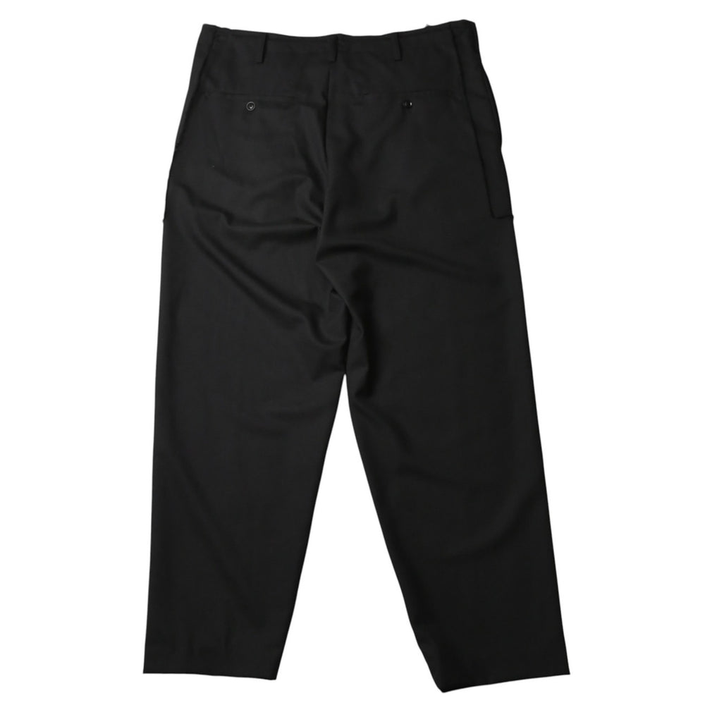 極美品 Y's BANG ON ワイズバングオン ワイズ ヨウジヤマモト ブラックパンツ カットオフ テーパード ウエスタン調 YK-P20-158 中古 4a002163