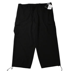 極美品 Y's for men ヨウジヤマモト GABARDINE STRING PANTS WITH SIDE OUT POCKET カーゴパンツ イージーパンツ ブラック アウトポケット ミリタリー MO-P31-100 中古 4a002159