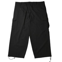 Load image into Gallery viewer, 極美品 Y's for men ヨウジヤマモト GABARDINE STRING PANTS WITH SIDE OUT POCKET カーゴパンツ イージーパンツ ブラック アウトポケット ミリタリー MO-P31-100 中古 4a002159