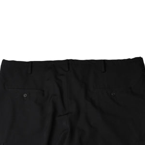 極美品 Y's for men ヨウジヤマモト GABARDINE STRING PANTS WITH SIDE OUT POCKET カーゴパンツ イージーパンツ ブラック アウトポケット ミリタリー MO-P31-100 中古 4a002159