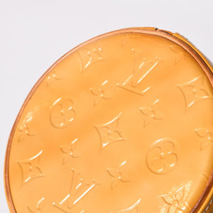 LOUIS VUITTON ルイヴィトン モノグラム ヴェルニ ヘッドフォード ハンドバッグ ボストンバッグ イエロー パテント レザー M91006 美品 中古 4a002497
