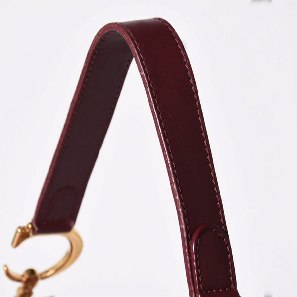 極美品 Christian Dior クリスチャンディオール サドルバッグ トロッター 総柄 コットンキャンバス ショルダーバッグ RU0012 中古 4a001999