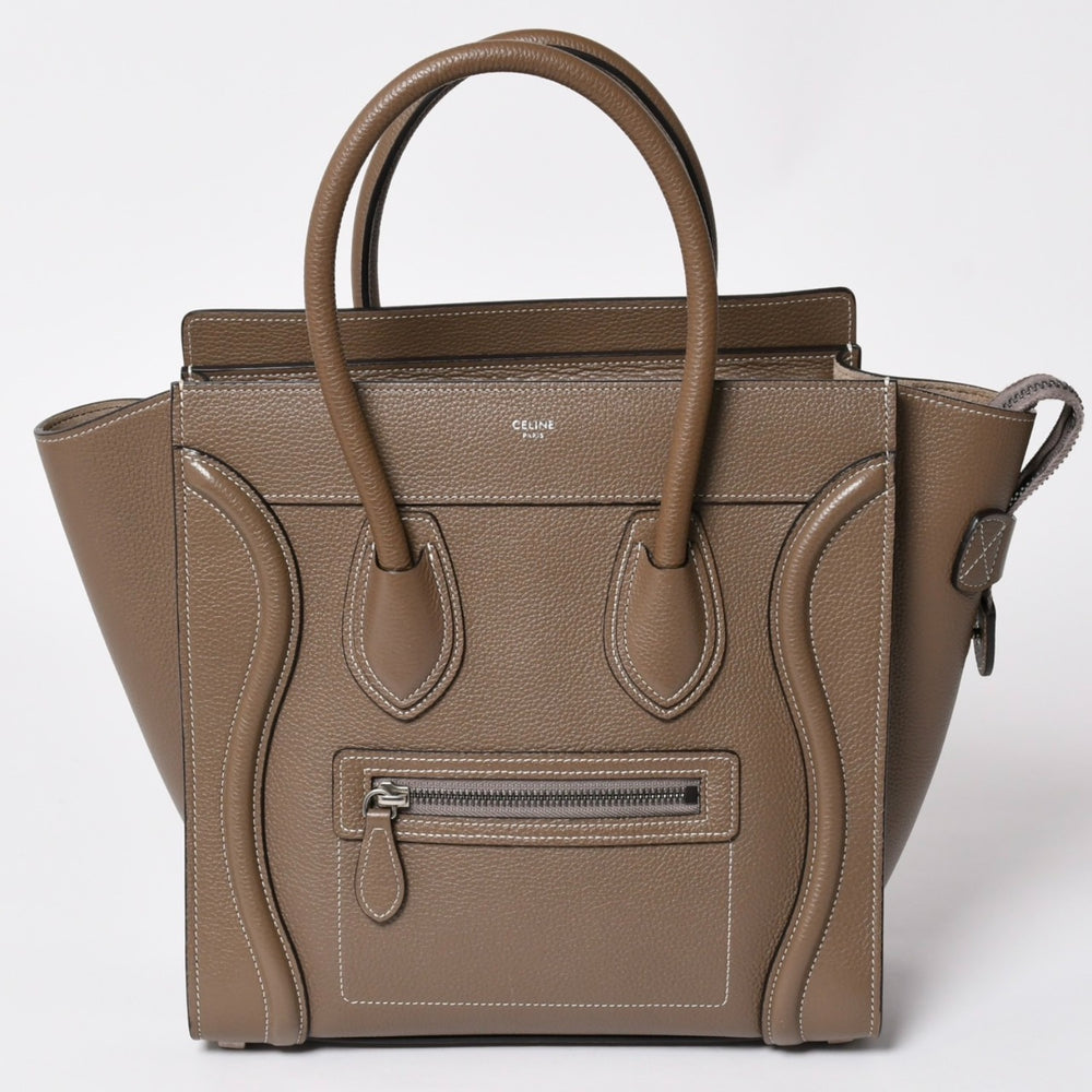 極美品 CELINE セリーヌ Micro Shopper luggage Handbag ラゲージ マイクロショッパー ハンドバッグ F-AT-1262 エディ期 中古 4a001099