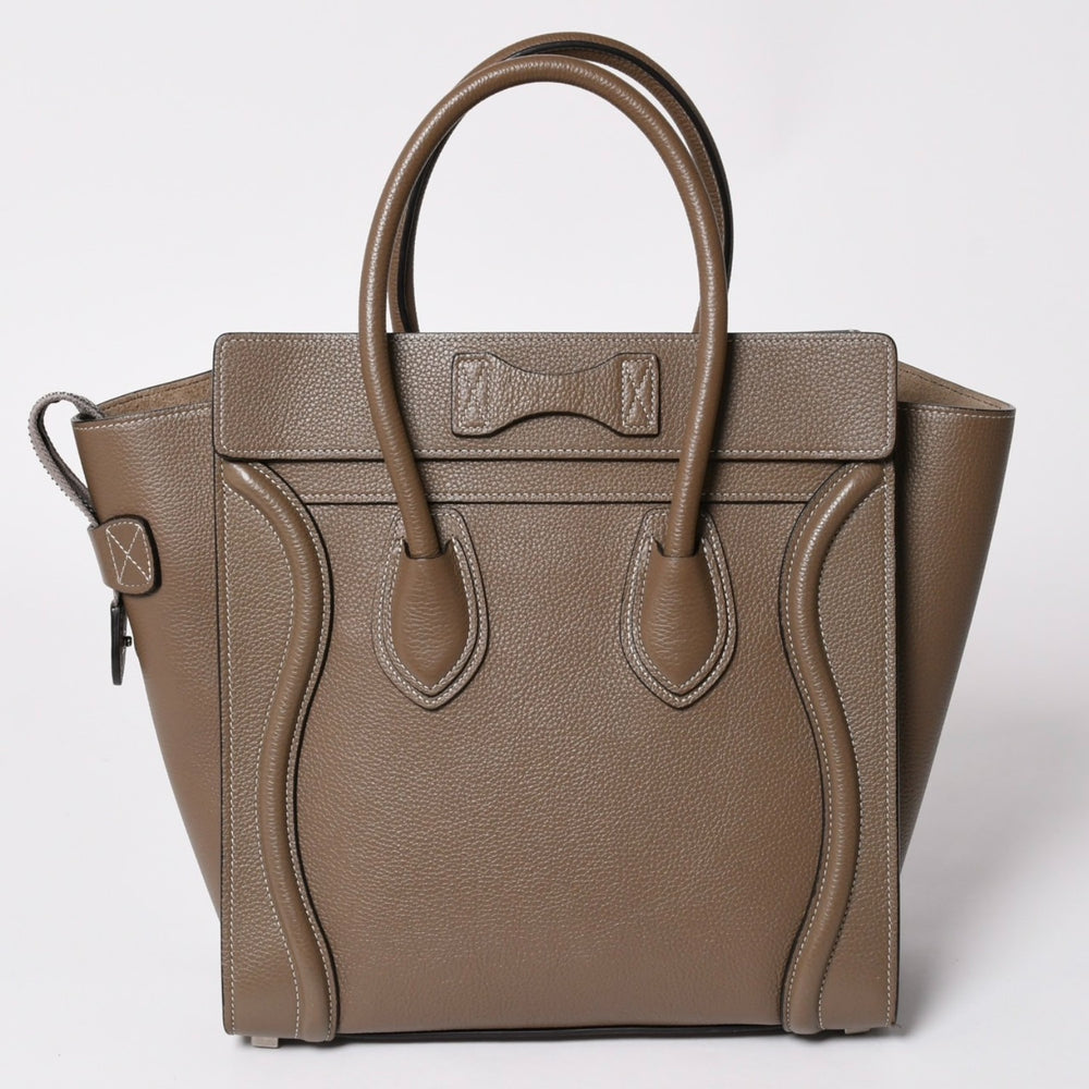 極美品 CELINE セリーヌ Micro Shopper luggage Handbag ラゲージ マイクロショッパー ハンドバッグ F-AT-1262 エディ期 中古 4a001099