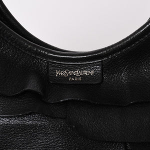 YVES SAINT LAURENT Yves Saint Laurent Mombasa Shoulder Bag Handbag Saint-Tropez Black 129133 Good Condition Used 4a002513