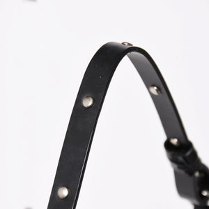 Very Good Condition Christian Dior Bondage One Shoulder Bag 10-MA-0014 Trotter Pattern Galliano Period Used 4a003661