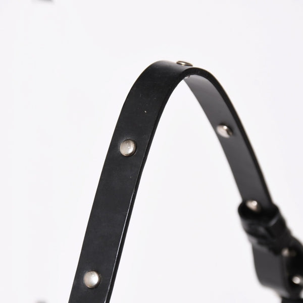Very Good Condition Christian Dior Bondage One Shoulder Bag 10-MA-0014 Trotter Pattern Galliano Period Used 4a003661