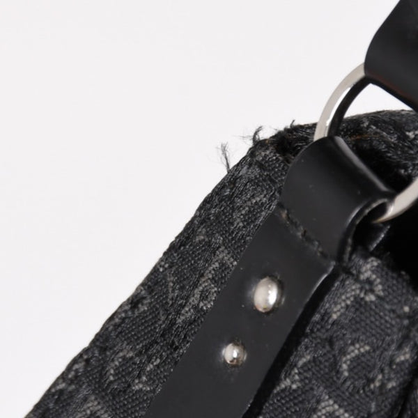 Very Good Condition Christian Dior Bondage One Shoulder Bag 10-MA-0014 Trotter Pattern Galliano Period Used 4a003661