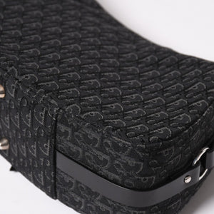 Very Good Condition Christian Dior Bondage One Shoulder Bag 10-MA-0014 Trotter Pattern Galliano Period Used 4a003661